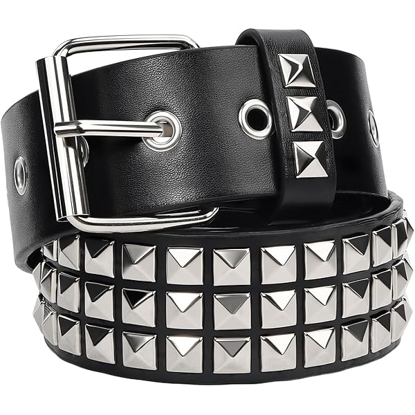 CiviLight Studded Belt Punk Belt Y2K Goth Rivet Belts For Women